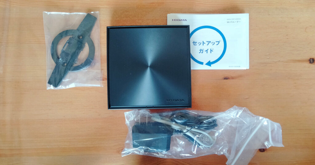 I-O DATA WN-DX1200GR 本体・付属品