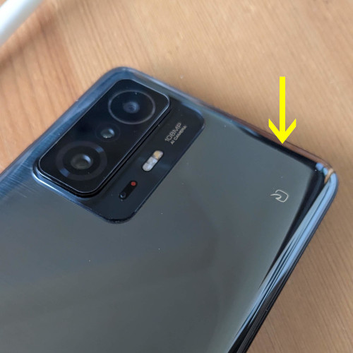 Xiaomi 11T Proのおサイフケータイマーク